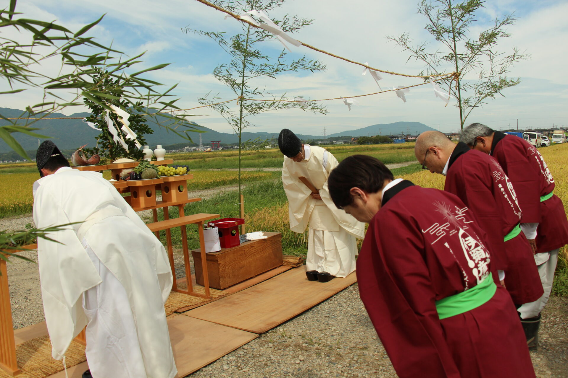 抜穂祭～豊穣を祈る